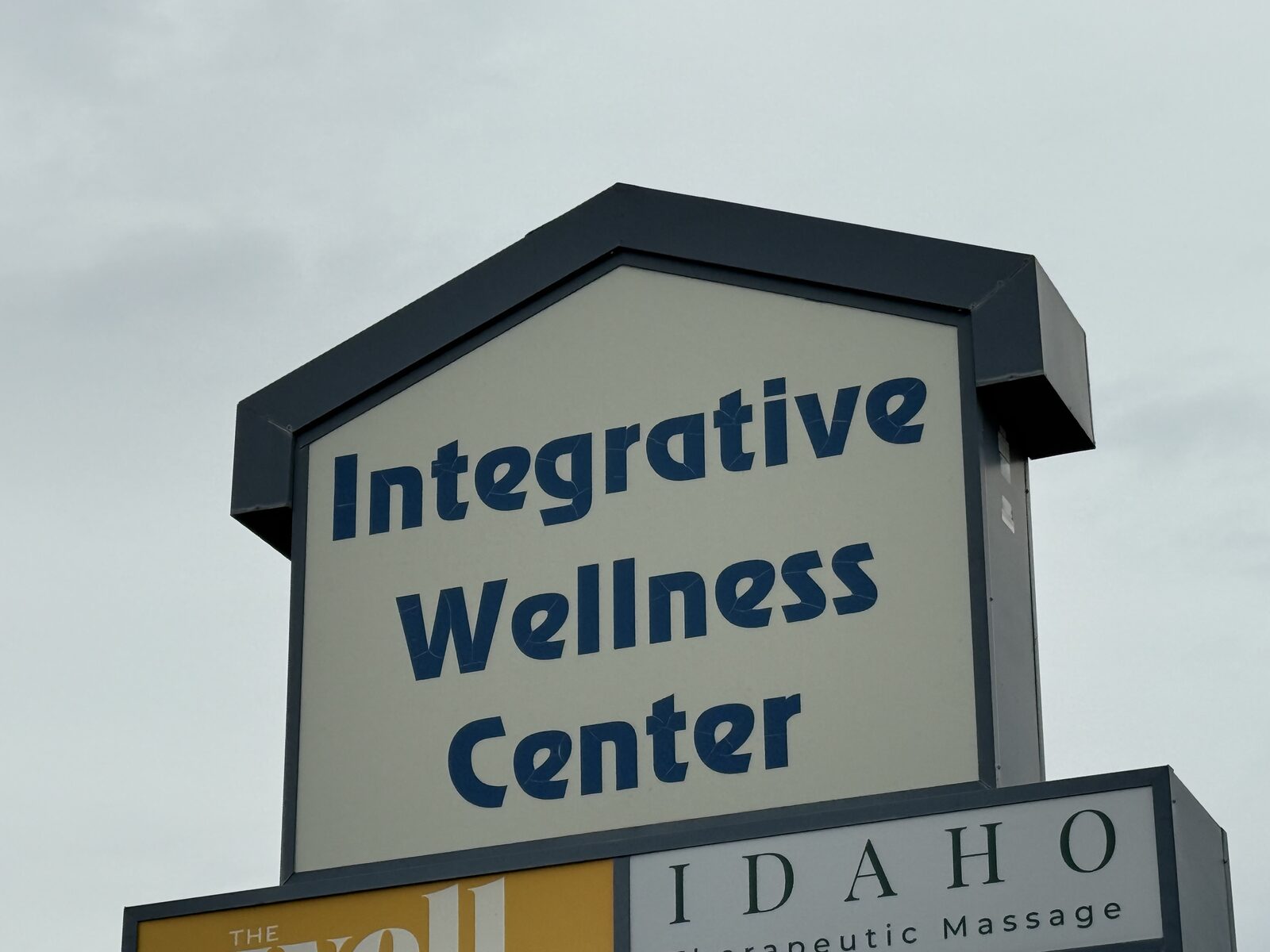 Integrative Wellness Center sign in Hayden, Idaho